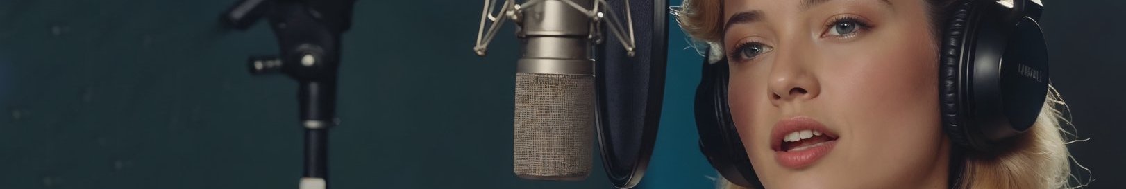 Zangeres in studio voor Maak Mijn Song